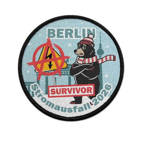 Patch 75mm berlin stromausfall - patch,