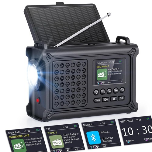 Kurbelradio dab ukw solar - kurbelradio,