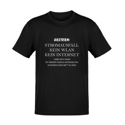 Shirt stromausfall kein wlan - kein,